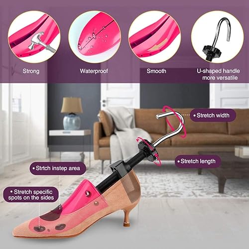 Vista 44 de eachway - Estirador de zapatos para hombre y mujer, ajusta el largo y ancho del calzado, para tallas de hombre de EE. UU. de 10 a 13.5 L
