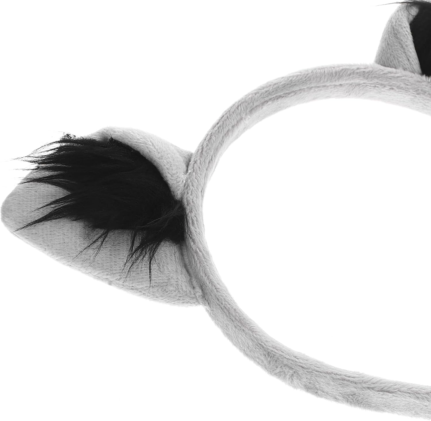 Raccoon Animal Ear Headband Mask Tail Set Lightweight Cosplay Accessories for Birthday Party Halloween Dress up - Image 7