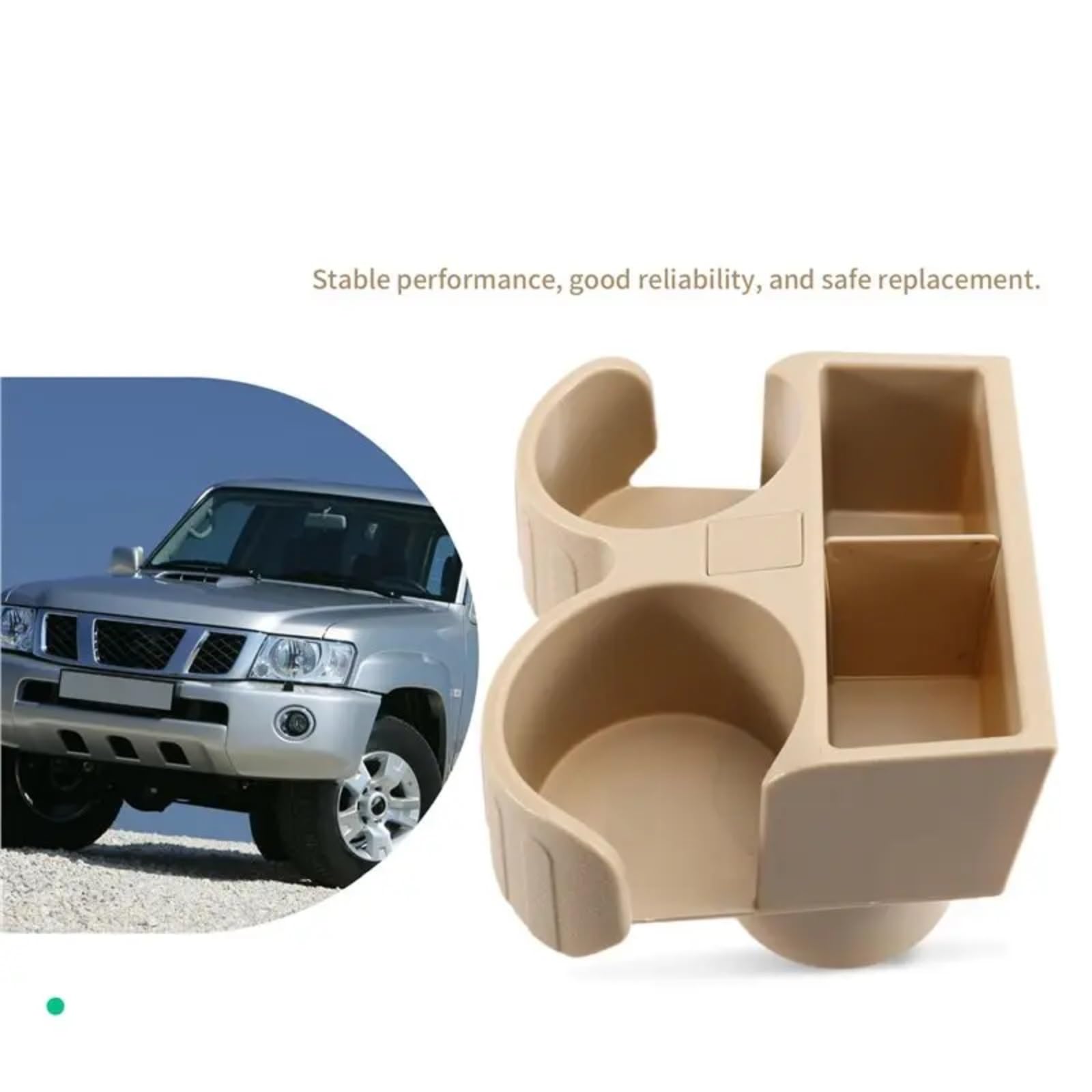Centrale Consolle Portabevande Portabicchieri Per Auto Portabicchieri Con Supporto Per Tazza Custodia FYE727068 Compatibile Con Nissan Per Patrol Y61 1997-2016
