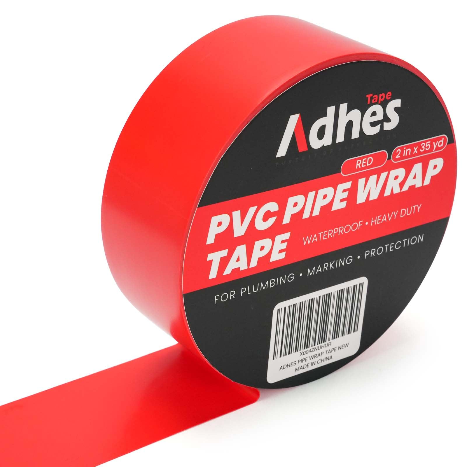 ADHES Duct tape Red Corrosion Protection Pipe Tape, 50MM X 32M PVC — image 1