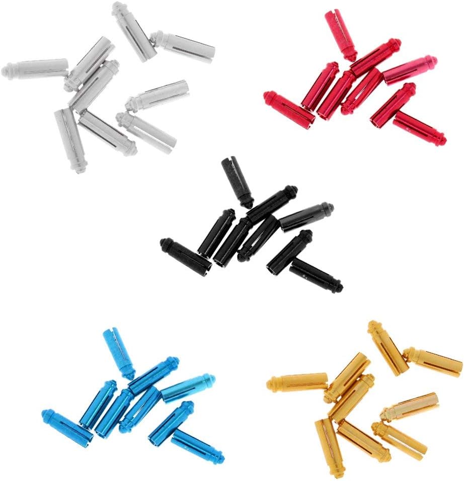 45 Pieces Assorted Colors Anodised Aluminum Dart Flight Savers/Protectors