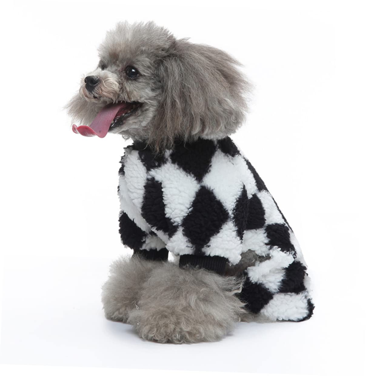 Sosoport 4pezzi Costume Per Cani Morbido e Confortevole Pigiama Pile Per Cuccioli Abbigliamento Da Casa Per Cani Adatto Per Feste e Occasioni Speciali