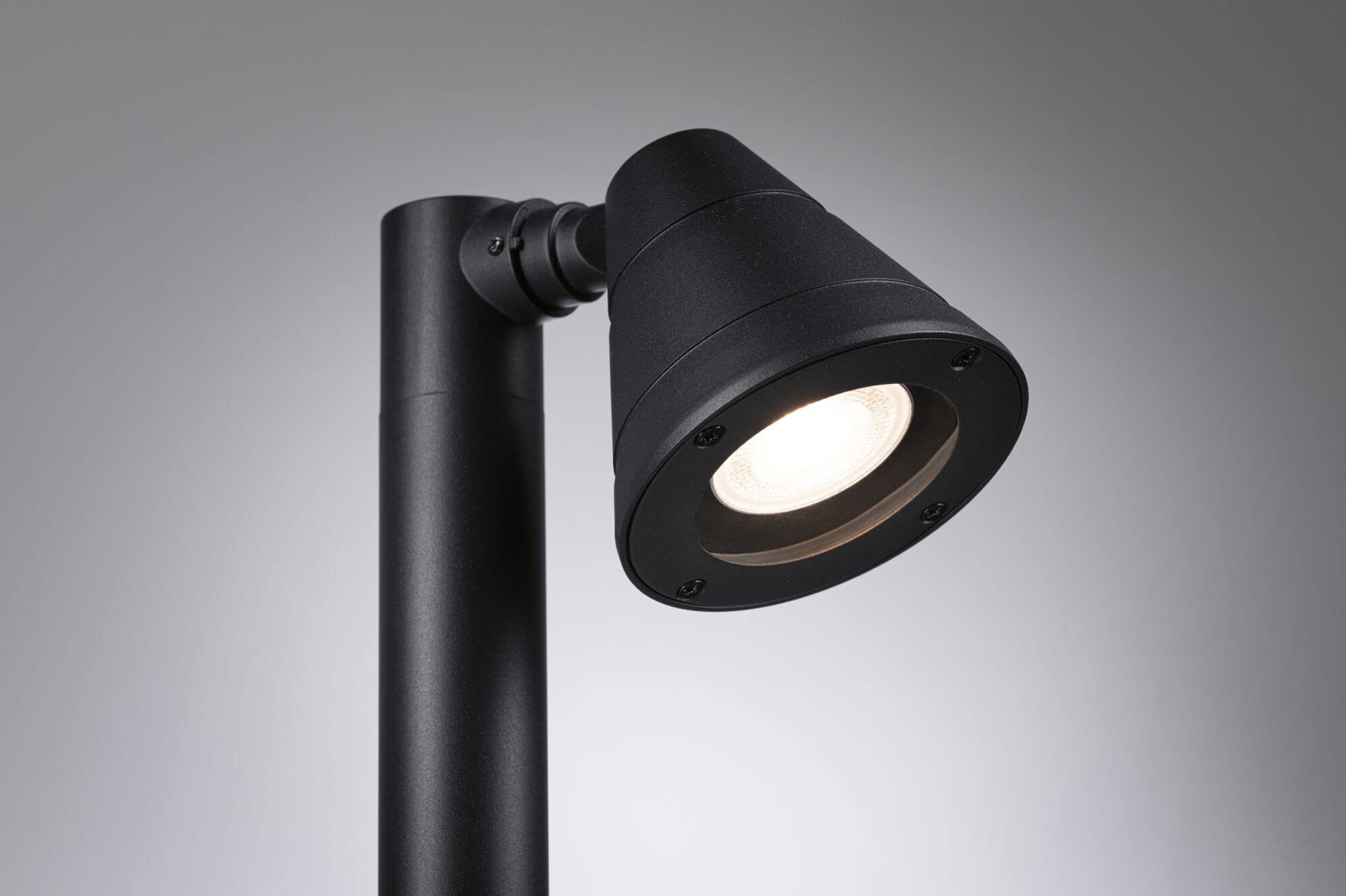 Paulmann 94735 LED Außenleuchte Pollerleuchte Trian seewasserresistent IP44 rund 600mm max. 35W 230V Anthrazit Aluminium Ohne Leuchtmittel GU10