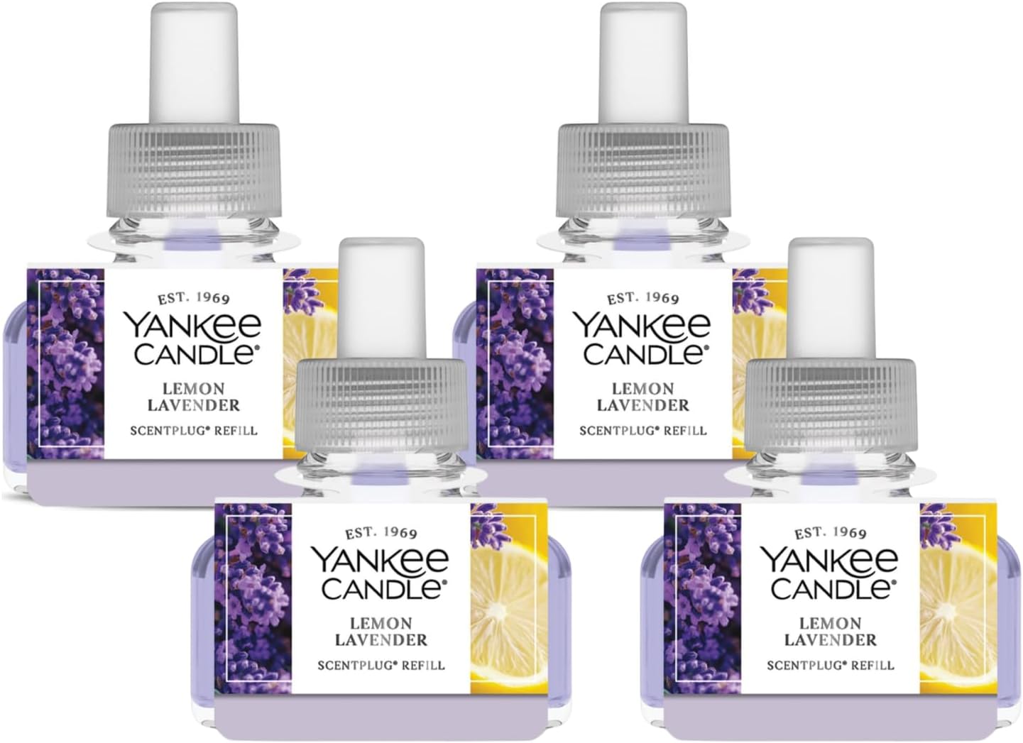 ScentPlug Refill, Lemon Lavender 0.625 Fl Oz (Pack of 4)