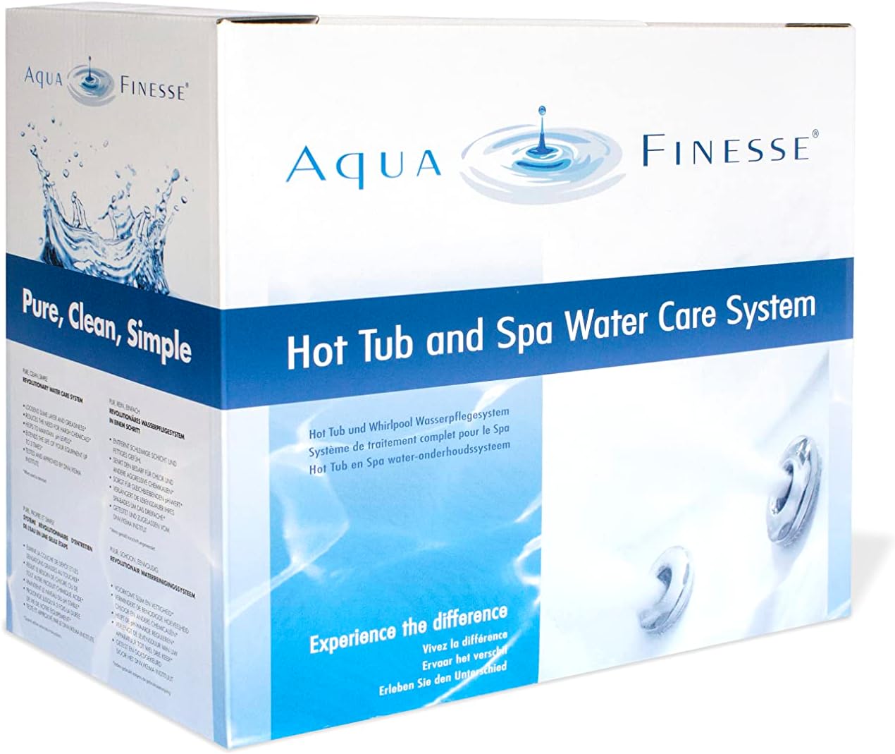 Aquafinesse & Bromine Tablets Hot Tub Spa Eco Skin Friendly Water