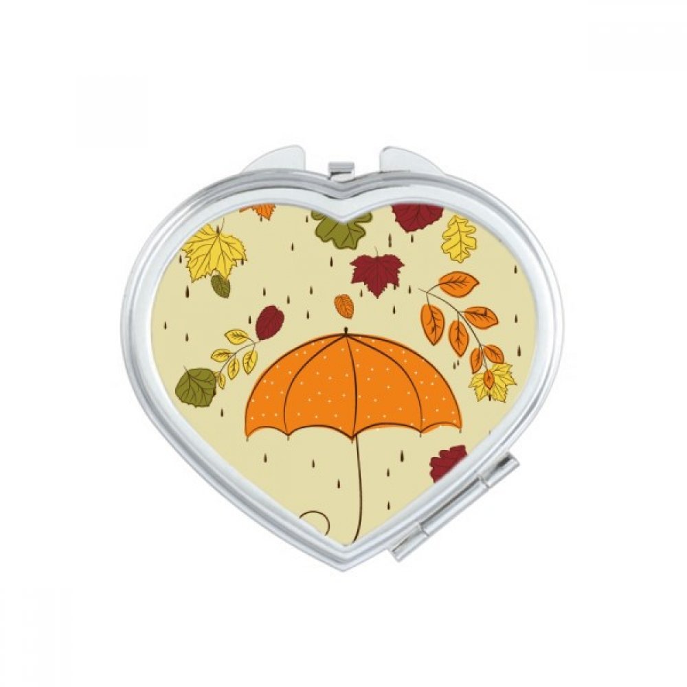 Miroir compact portable pour retouches maquillage rapides sous la pluie et le vent