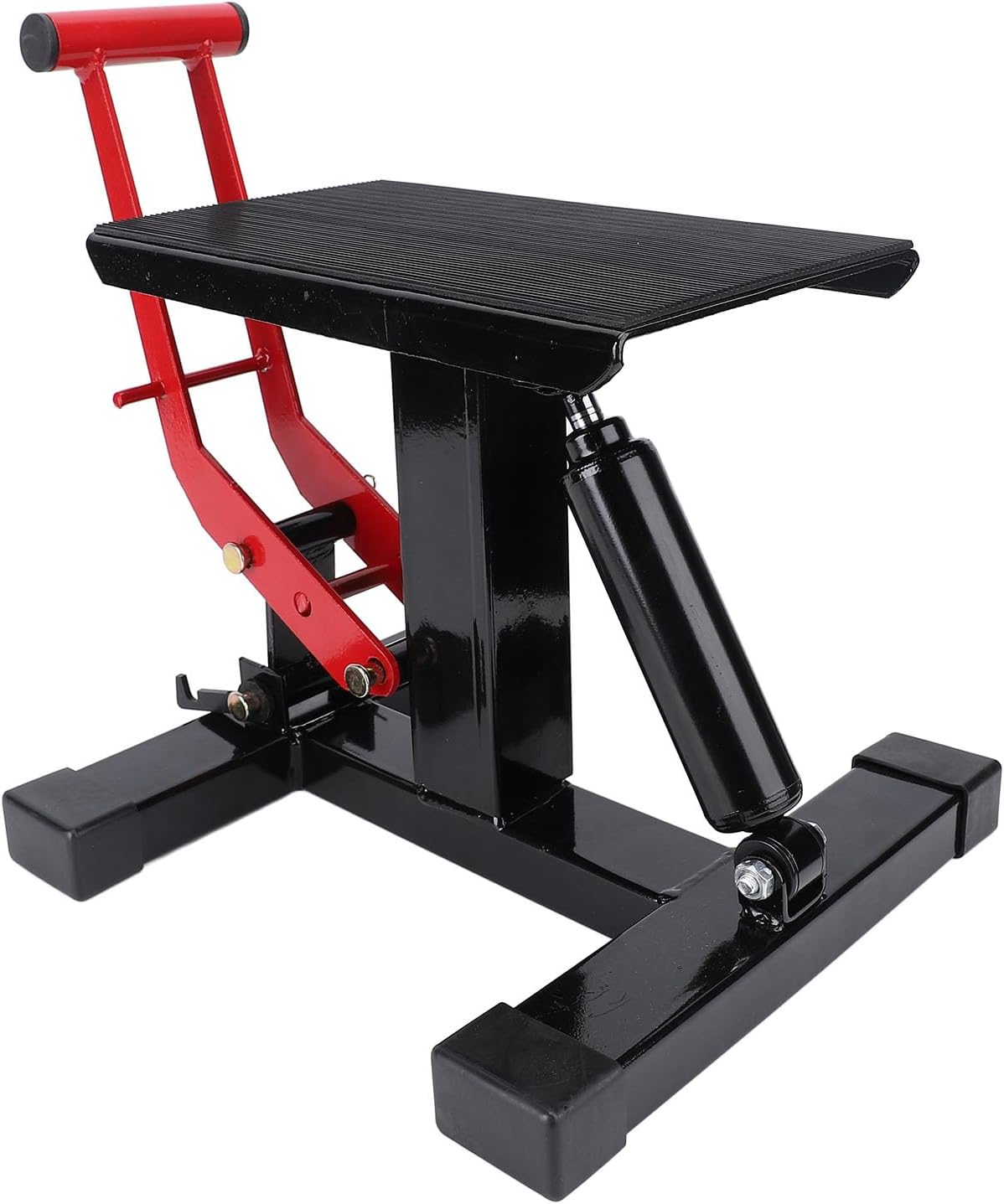 Motorcycle Jack Lift Stand 330Lbs Adjustable Height for Offroad Motorcycle Maintenance Repair