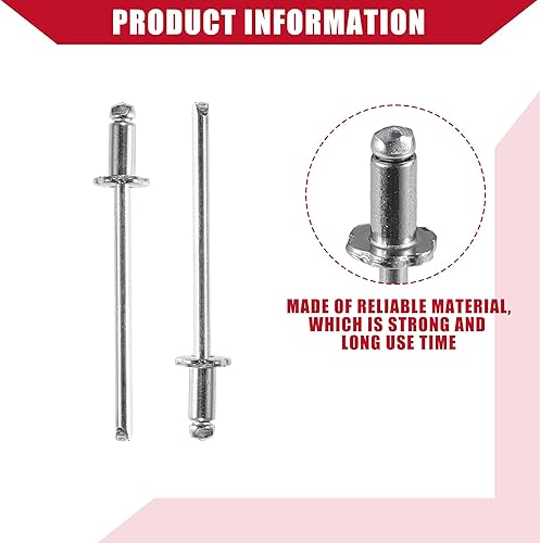 Miniatura 6 de Hihaha Remaches rosas para Ford para ChryslerInteriorDuraderosAcero inoxidable4 piezastono plateado