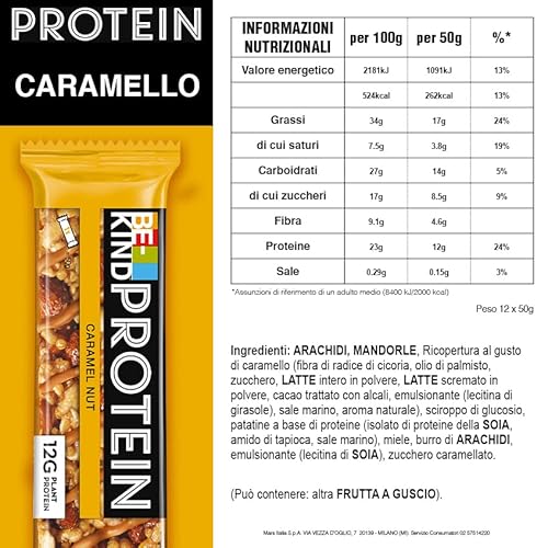 BE-KIND Protein Barretta Proteica al Caramello