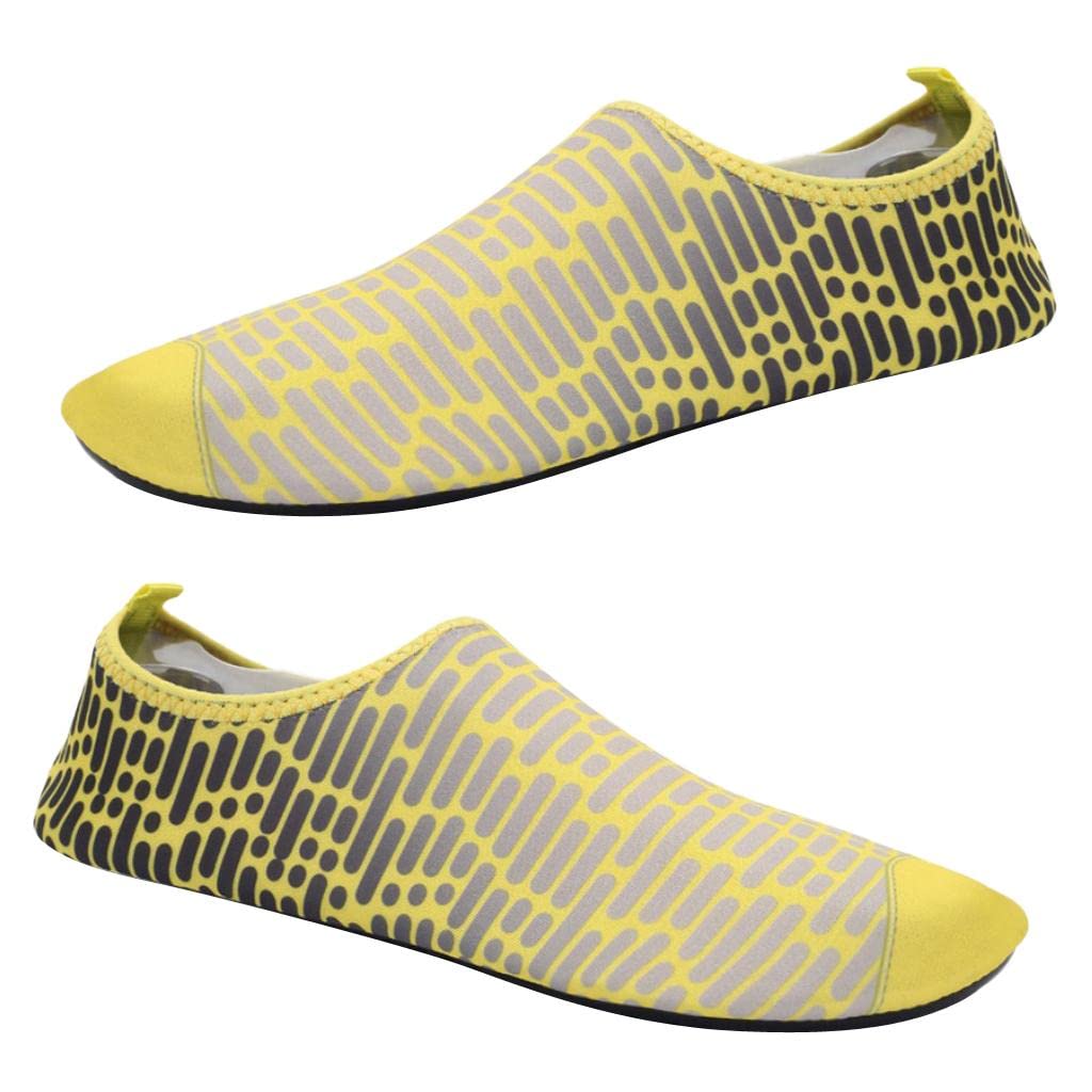 BNF® 1 Pair Women Men Beach Sock Barefoot Shoes Non-Slip Surf Shoes 39-40 Yellow-Sporting Goods-Water Sports-Fins, Footwear & Gloves-Water Shoes-Men-1 Pair Water Beach Shoes