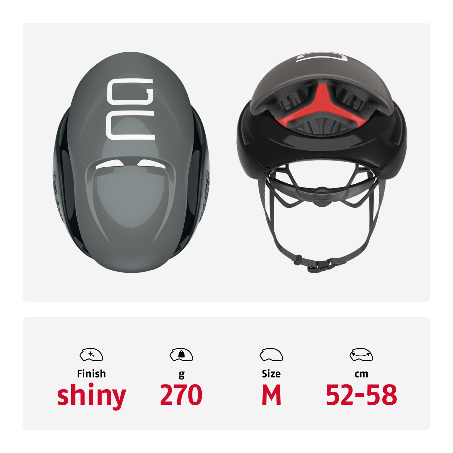 Abus GameChanger - Casco da ciclismo da strada, protezione in-mold, raffreddamento ad aria forzata, ultra ventilazione, cinghia di regolazione fine, unisex, casco leggero