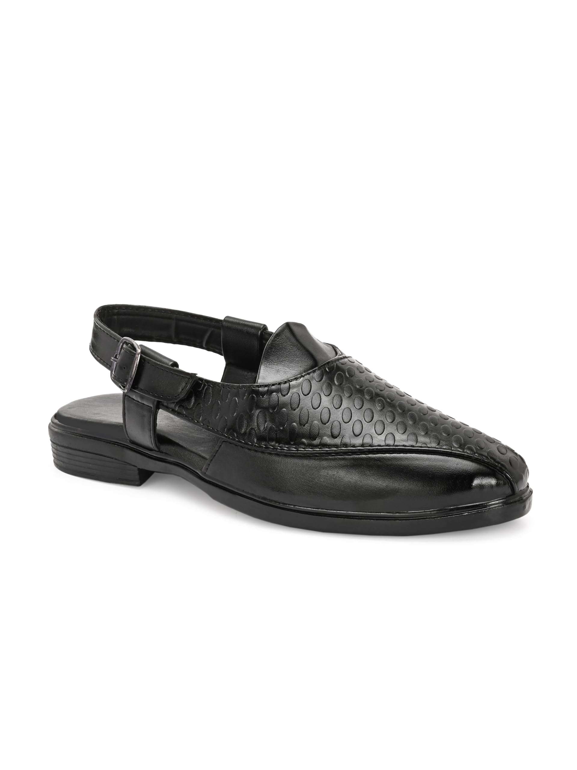 Men Back Strap Sling Sandal | Glossy Finish | Comfortable & Stylish Sandal-image-8