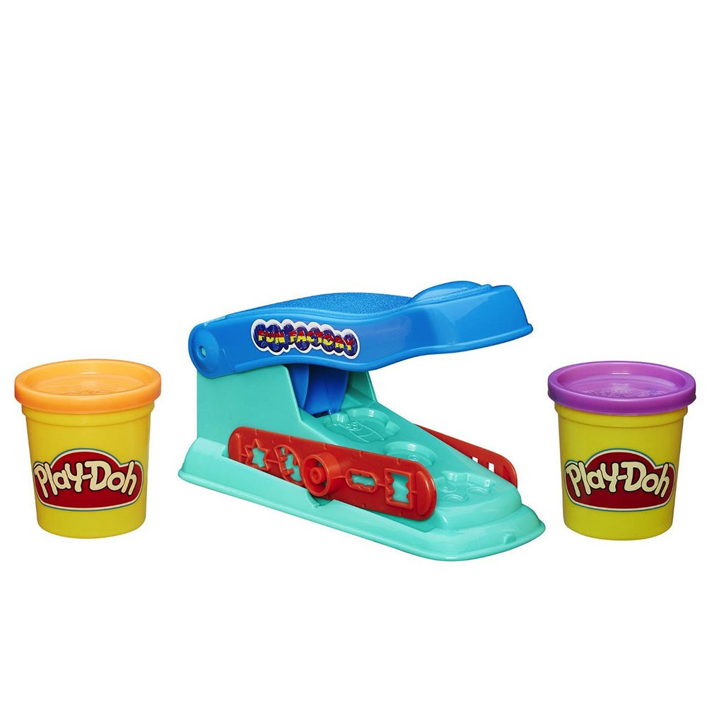 Play-Doh Basic Fun Factory Shape Making Machine with 2 Non-Toxic Play-Doh Colors