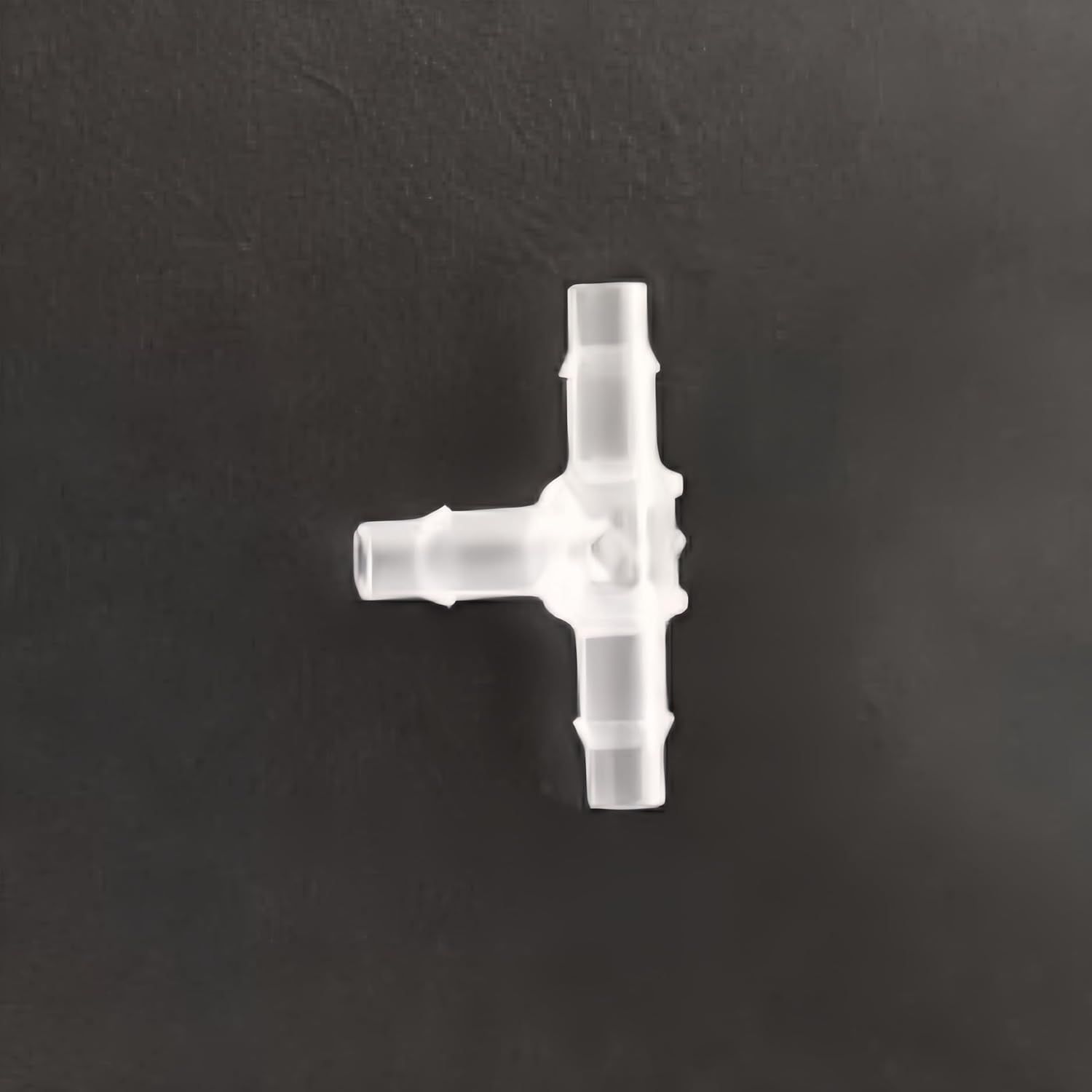 Plastic Hose Barb Fitting Equal/Reducing 3 Way Tee Shaped Connectors Tube Adapter Clear PP for Oxygen Tubing Pipe Household Fuel Gas Liquid Air Pack of 50 (Equal, 1.6mm, T-Type)