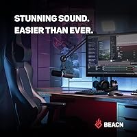 Vista 9 de BEACN Micrófono USB dinámico para PC, micrófono de podcast y transmisión para computadora, micrófono de juegos para Twitch y micrófono dinámico