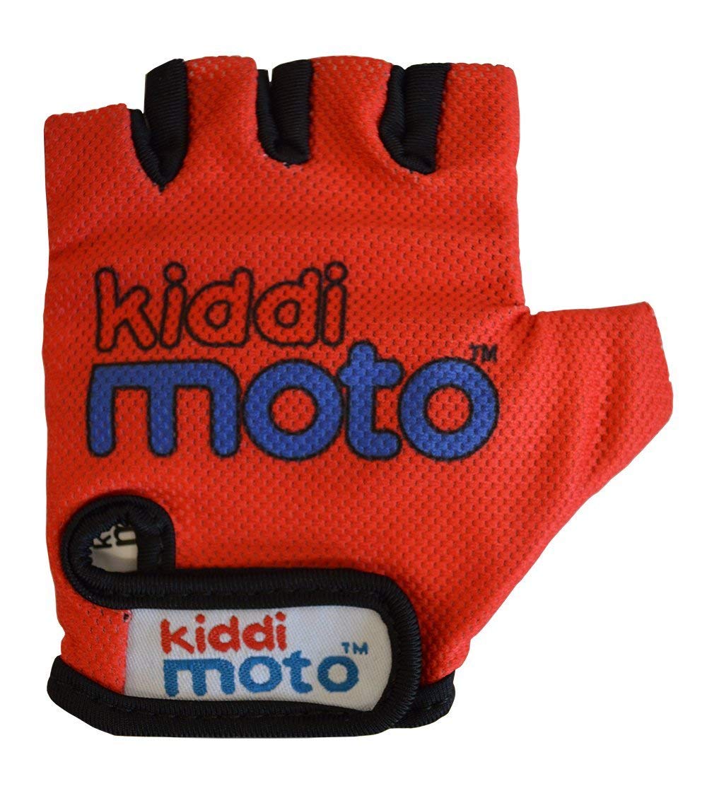 KIDDIMOTO Gants Vélo Enfant 2-8 Ans Cyclisme Trottinette Rouge