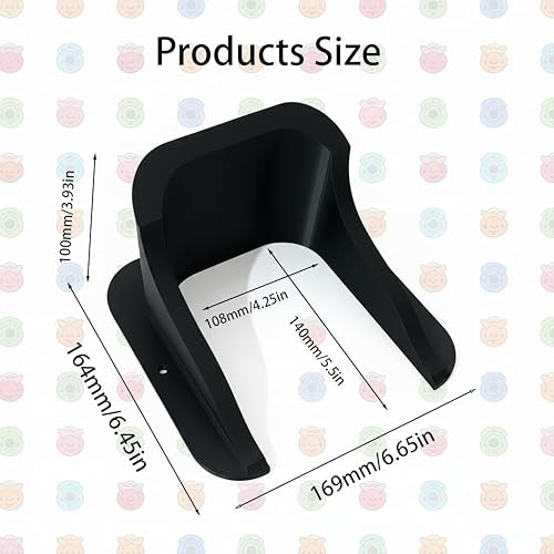 Miniatura 2 de Protector universal para timbre de puerta con video, protector contra la intemperie contra el sol y la lluvia con diseño antirreflejo, compatible