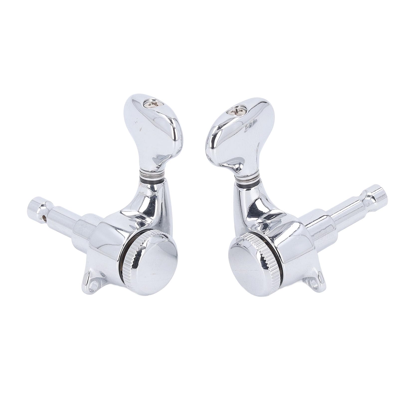 Clavijas de Afinación de Guitarra, 6 Piezas Afinador de Bloqueo de Guitarra con Relación de Engranaje 1:21, Clavijas de Afinación de con Lubricación Sellada y Accesorios de Instalación para