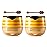 2 PCS Bee Lip Balm Honey Pot,Honey Propolis Lip Mask Moisturizing Moisture Nourishing Dry & Chapped Lips