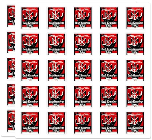 Dead Kennedys California Uber Alles Punk Rock Concert Poster Vintage Style Weatherproof Outdoor Indoor 50 Pack 1 Inch Vinyl Decal Sticker