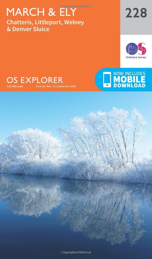 Ordnance Survey Explorer Map 228 March And Ely