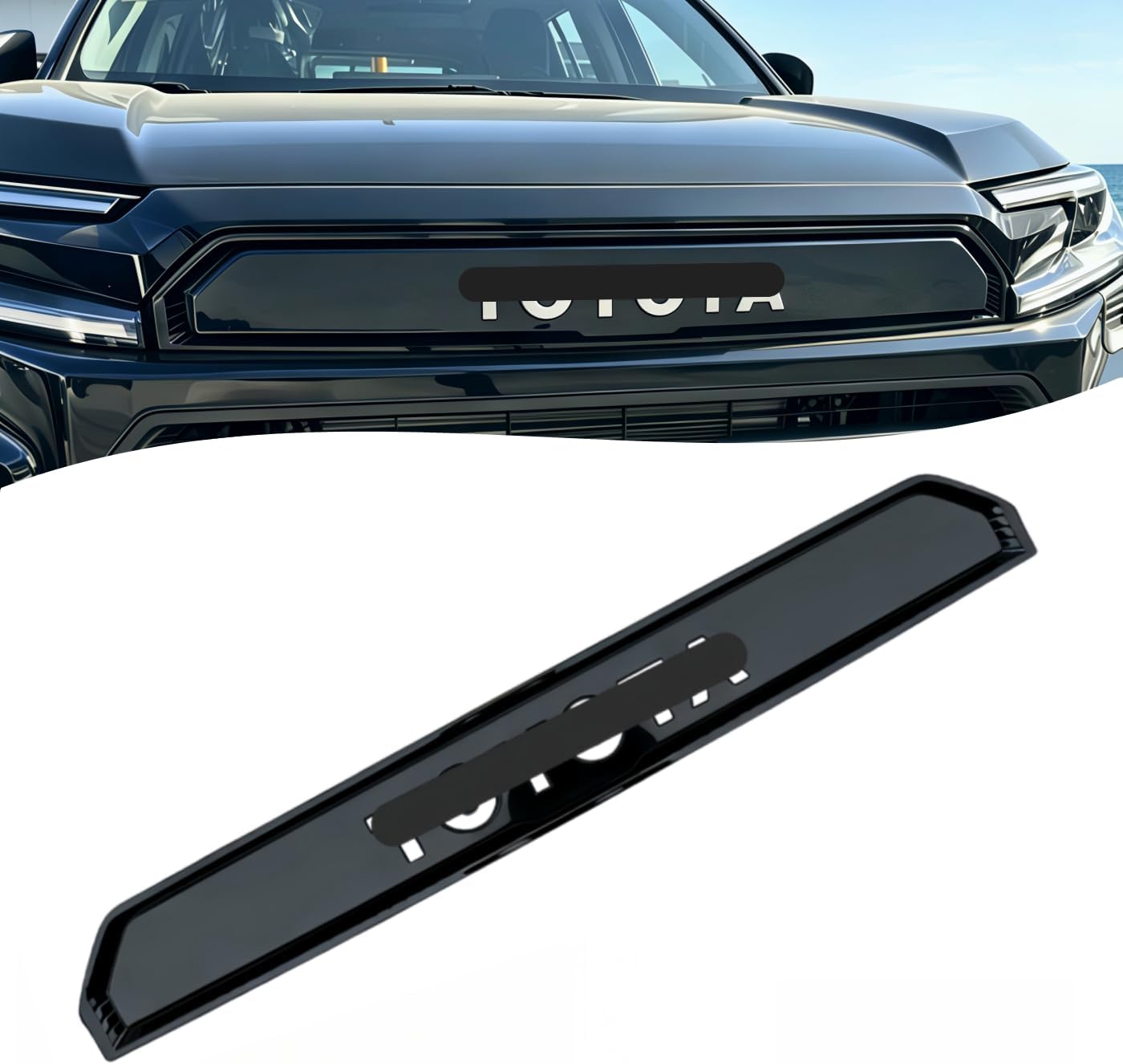 FOR RAV4 60系 6代目 2025(令和7)年12月〜 アドベンチャー フロントグリル カバー プロテクター/テールゲートガーニッシュ リアゲートトガーニッシュ カバー ガーニッシュ カスタム 傷防止 アクセサリー 外装 カスタム パーツ アクセサリー ABS製 (A) [並行輸入品]