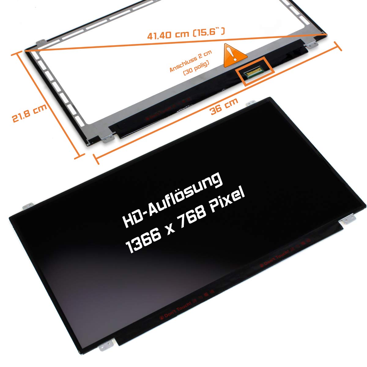 15,6" LED Display matt passend für Lenovo Thinkpad E570 20H5 20H6 Bildschirm WXGA HD