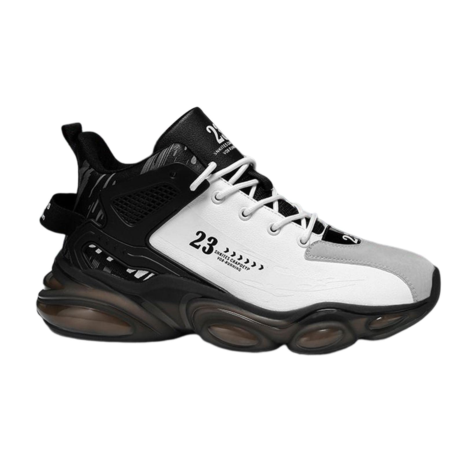 Fashion Men's Athletic Sneakers Walking Shoes for Outdoor Jogging Sports 45 White | Athletic | Athletic | Athletic-image-36