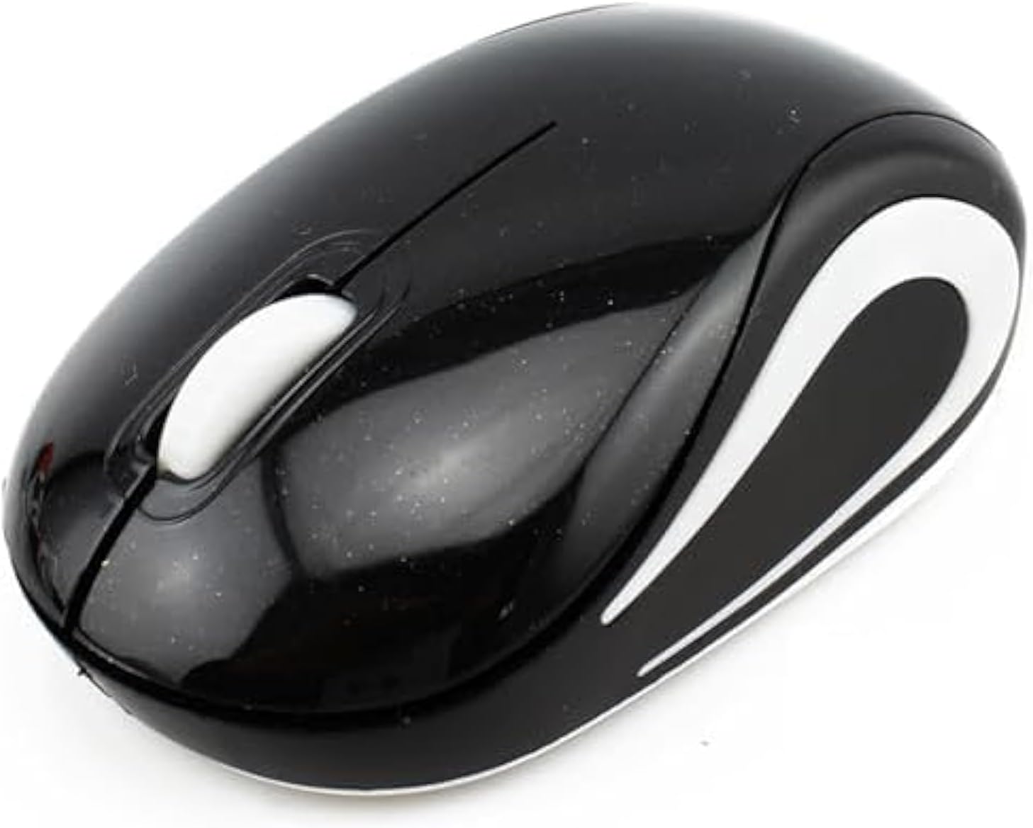 Mini Wireless Mouse, Silent Portable Lightweight Cordless Mice, with 2.4G USB Receiver Plug & Play, for Kids Small Hand School Travel Home,for Laptop/PC/Computer,Children Boy Girl Gift(Black)