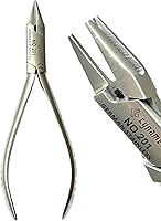 Vista 5 de Alicates de ortodoncia de ortodoncia alemana de alta calidad de 3 puntas Alicates de doblado de alambre dental Priple Beak Lab