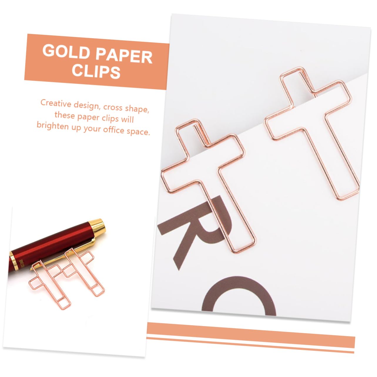 10 pezzi Graffette Metalliche Forma Clip Grandi per Ufficio e Cancelleria Fermagli Resistenti per Documenti e Organizzazione Quotidiana