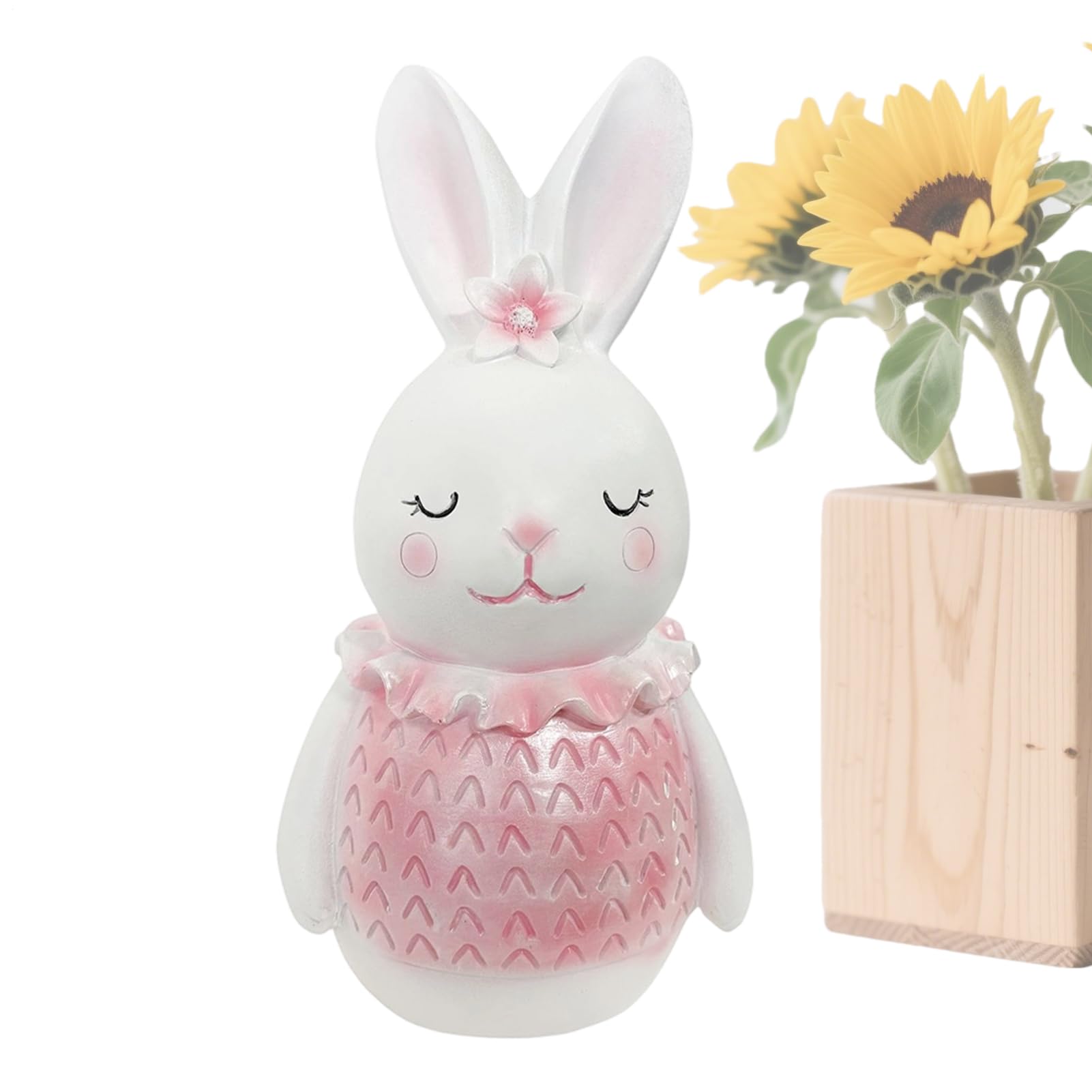 Figurines lapin en résine déco maison pour le salon et bureau