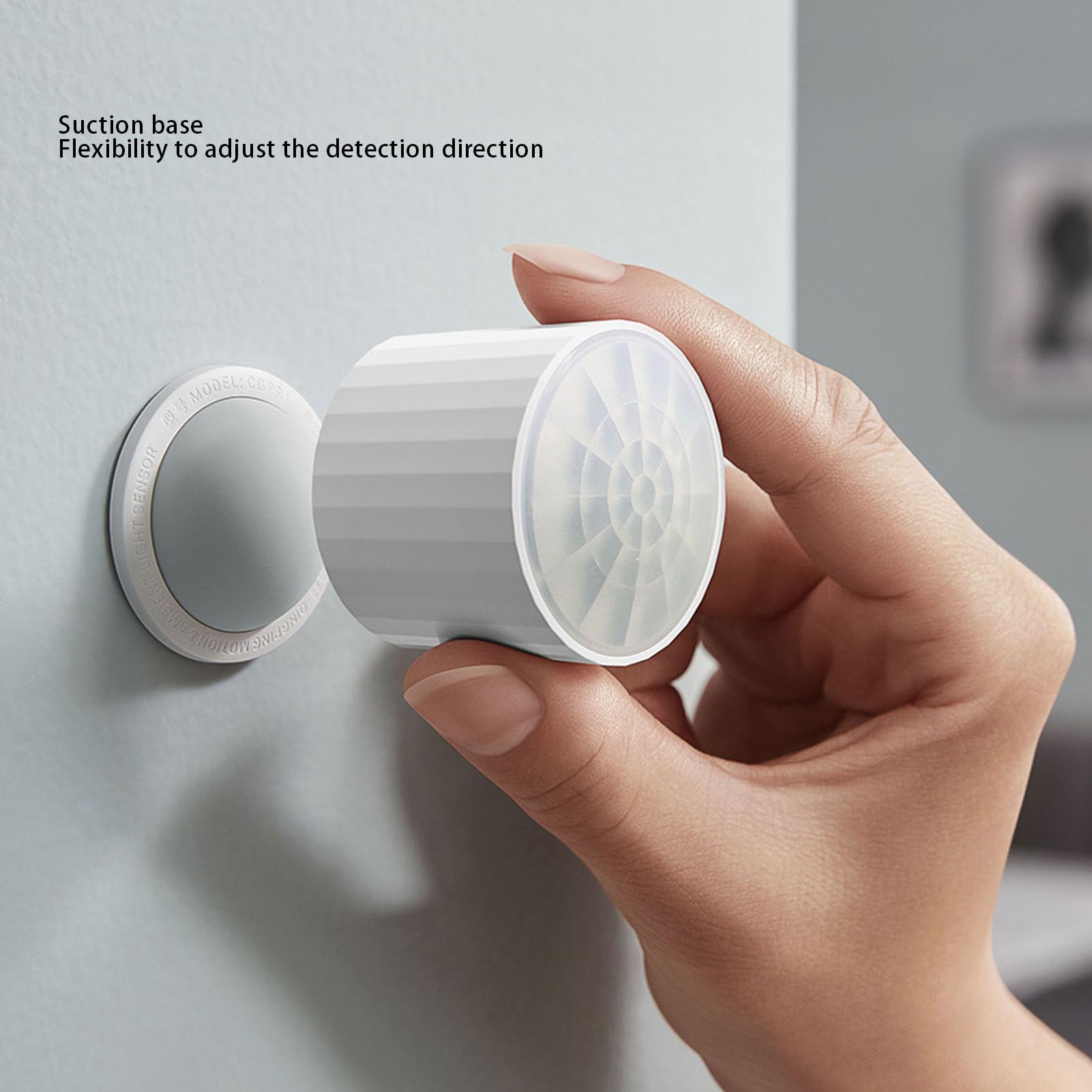 Sensore di movimento intelligente Bluetooth 5.0 con supporto filettato, rilevatore PIR a infrarossi e sensore di luce ambientale per l'automazione della sicurezza domestica