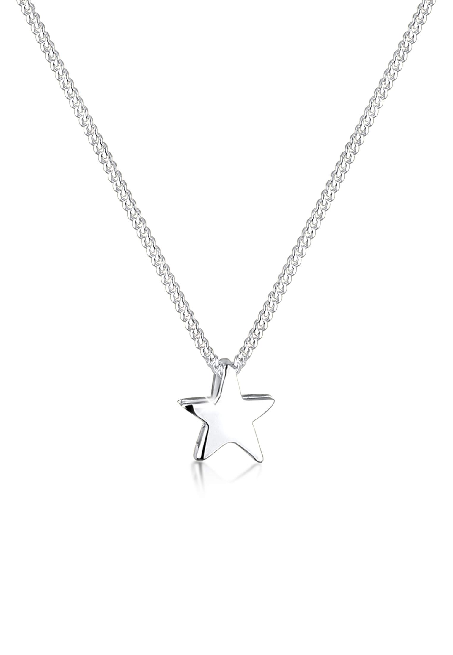 Elli Necklace Women Star Pendant Filigree in 925 Sterling Silver