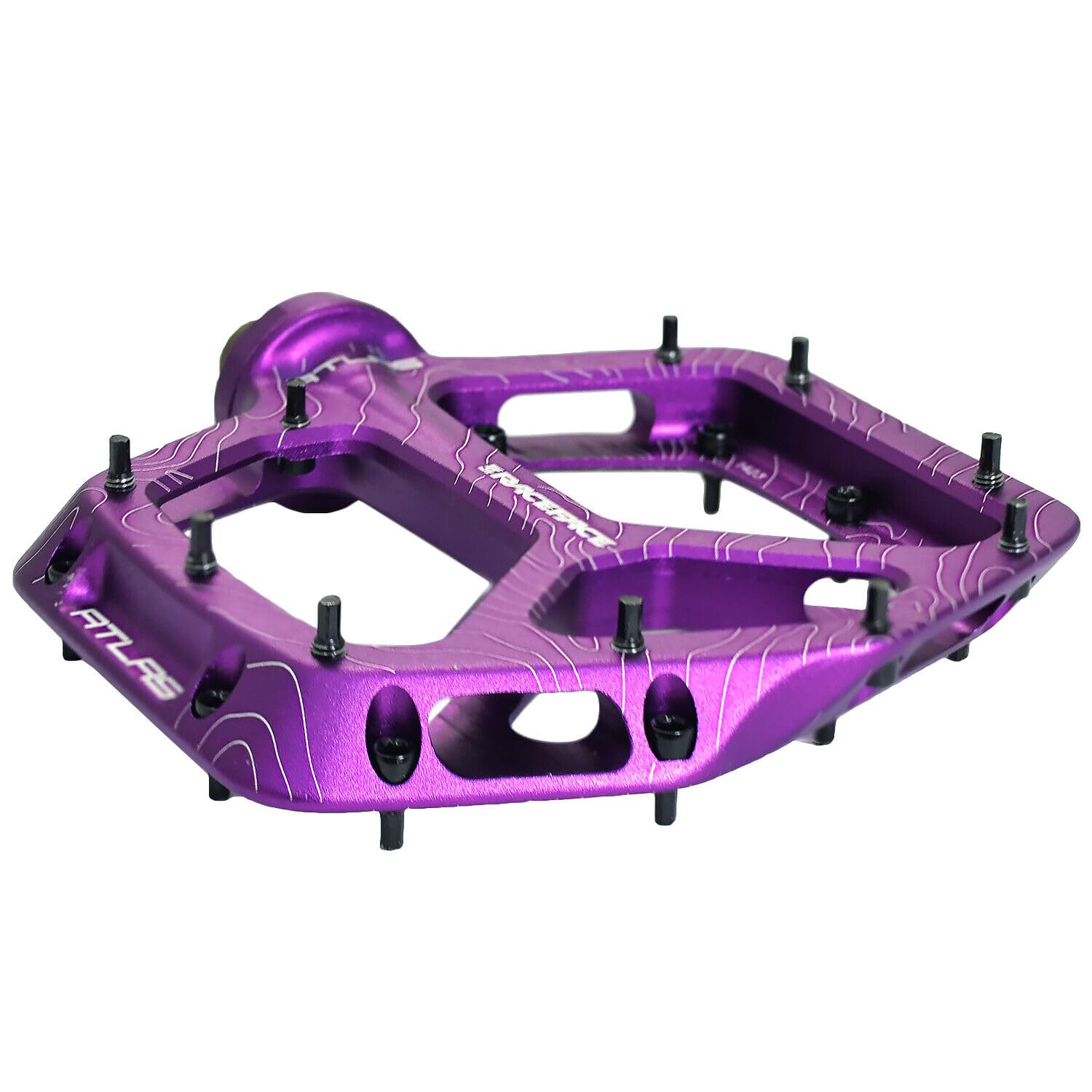 RaceFaceAtlas Bike Platform Pedals, Purple, RF2983, 114 mmx 101 mm
