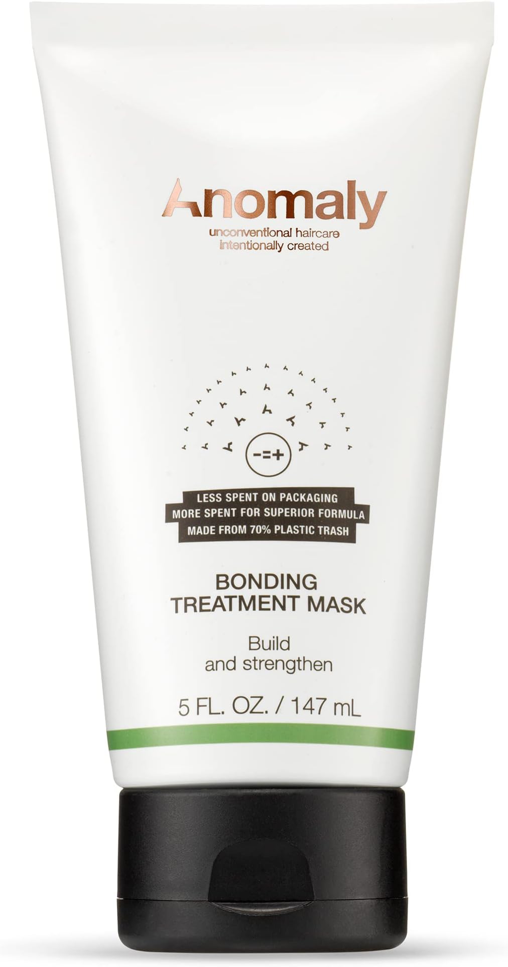 Bonding Treatment Mask with Keratin for Dry & Damaged Hair | Strengthen & Protect | Sulfate Free & Paraben Free | Eco Friendly & Sustainable Packaging from Ocean Plastic, 5 fl. oz., white