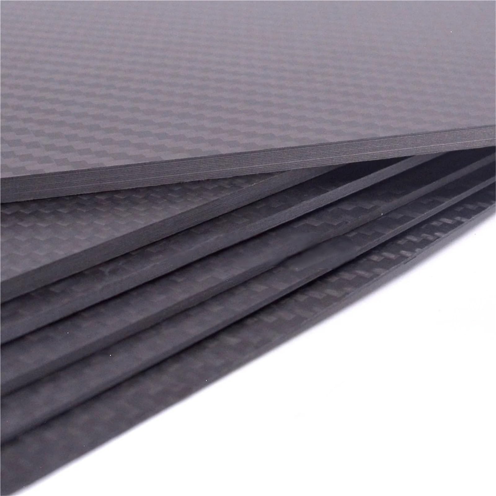 400mm X 200mm Real Carbon Fiber Plate Panel Sheets 0.5mm 1mm 1.5mm 2mm 3mm 4mm 5mm Thickness Composite Hardness Material for RC 3k Carbon Fiber(0.5mm Thickness)