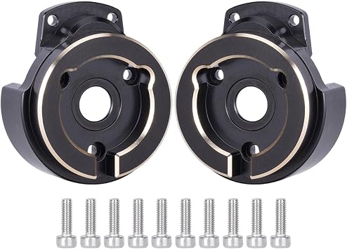 LCG Upgraded Heavy Duty Brass Portal Front Cover Weights 206g for 1/10 RC Crawler Vanquish F10 Portal Axle VS4-10 Phoenix F10