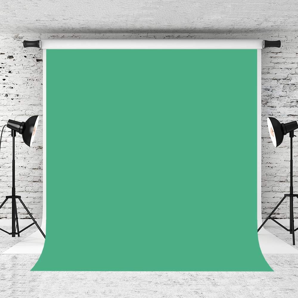 70% Off Everything Kate 6.5x10ft Green Photography Backdrop Solid Color Background for Photographer Studio Props Cotton
