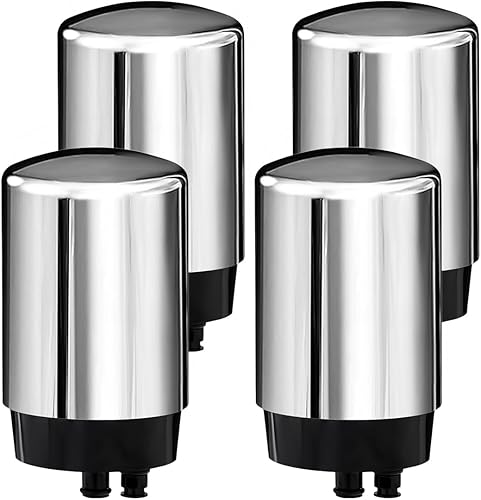 Paquete de 4 filtros para grifos (FR-200, FF-100), repuesto para filtro de grifo Brita, filtro de agua compatible con sistemas de filtración de