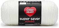 Vista 41 de Red Heart Super Saver - Ovillo de lana jumbo, color blanco suave, 2 unidades (paquete de 1)
