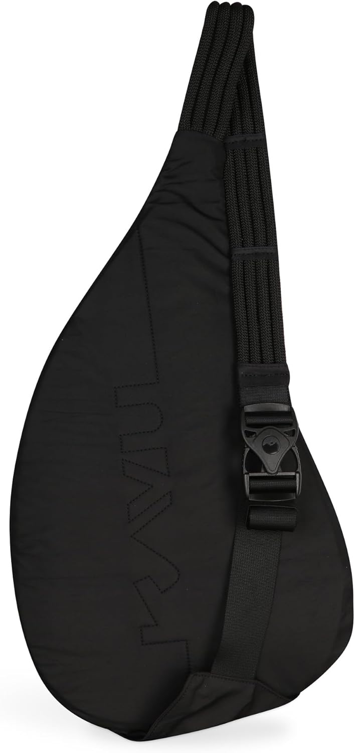 KAVU Slingback Pack with Adjustable Rope Shoulder Strap, Black - Image 2