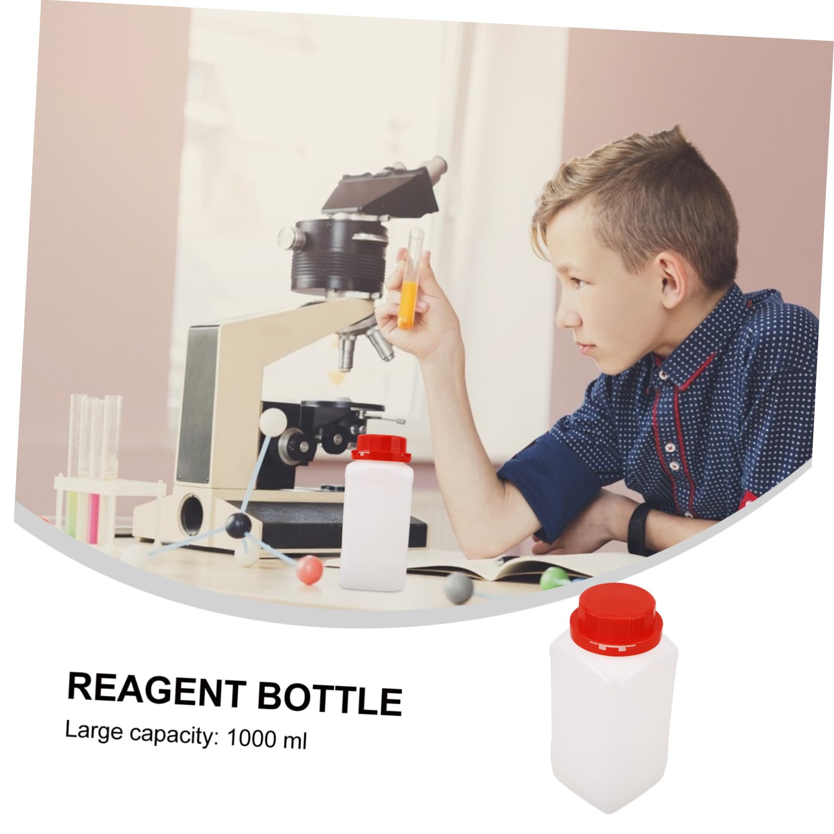 5 Sätze Reagenzflasche Reagens Container Chemisch Leer Flüssige Flaschen Pe-flaschen Probeflasche Medizinflaschen Mit Kappen Flasche Mit Flüssiger Medizin Plastik 2 Stück * 5
