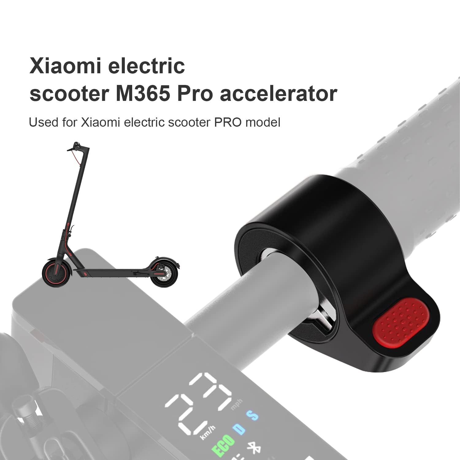 Skuter z pedałem gazu na kciuk, regulator prędkości, jednostka przyspieszenia, kompatybilna z Xiaomi 1S, M365, Essential, Pro Pro2 M3