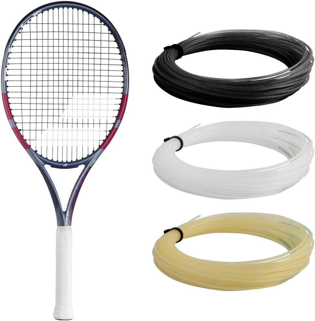 Babolat Evo Aero Lite Strung Tennis Racquet, Grey/Raspberry Pink – 2nd Gen