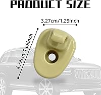 Vista 2 de 2 clips de repuesto para visera de automóvil, compatible con Jeep Liberty 2005 a 2012 y Dodge Nitro 2008 a 2012