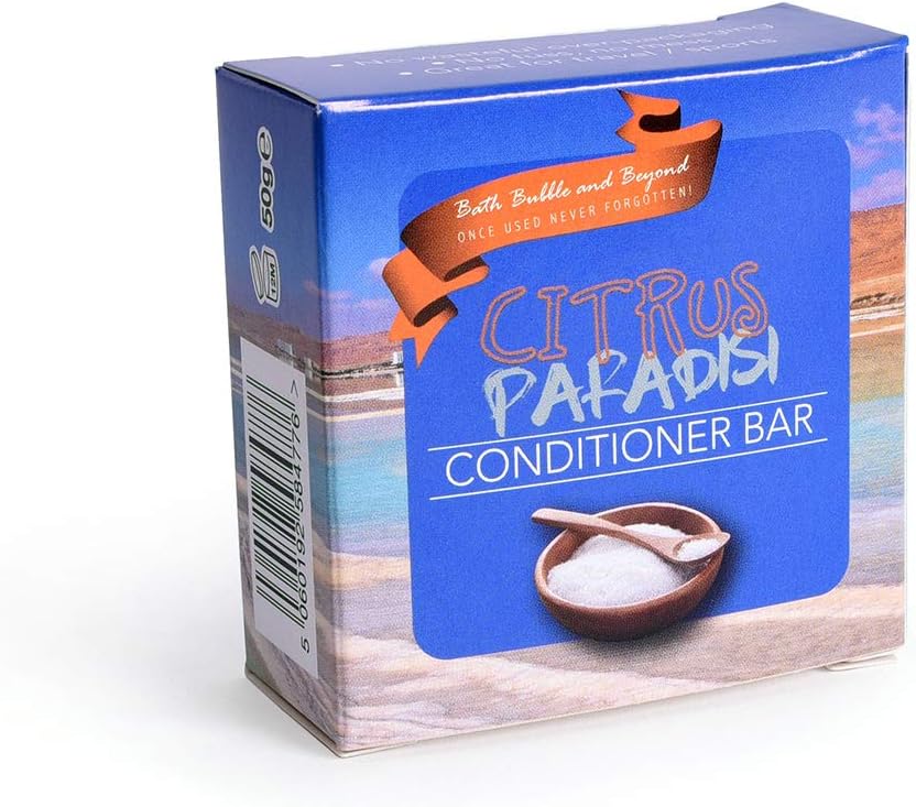 Bath Bubble and Beyond Shampoo and Conditioner Bar Set (Citrus Paradis