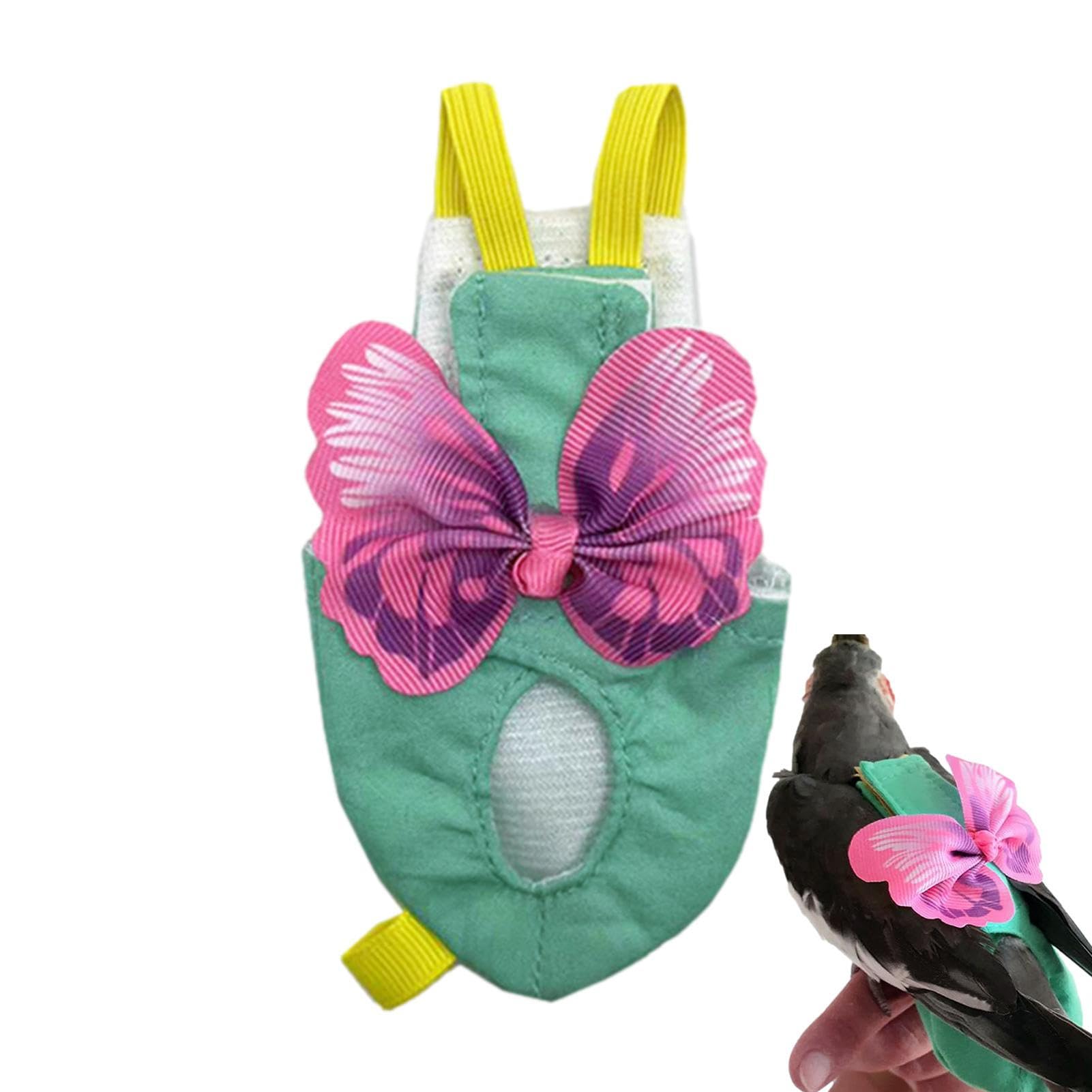 Fukamou M Bird Diaper,Fashion And Soft Bird Diapers Suite | Pigeon Pants For Small Ediu Birds Parakeets Parrot Cockatiel, Bird Diapers For Parrots, Bird Clothes