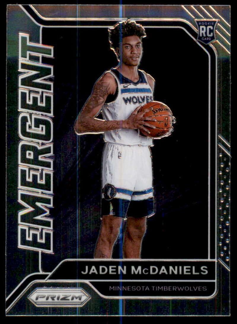 【激レア期間限定出品・1/1 RC auto】Jaden Mcdaniels Jaden McDaniels Basketball Rookie Card #23 Panini Select