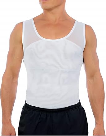 Original Mens Chest Compression Shirt to Hide Gynecomastia Moobs Shapewear